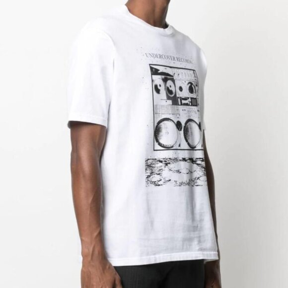 BNWT SS21 UNDERCOVER RECORDS TSHIRT WHITE 2 - Picture 1 of 13